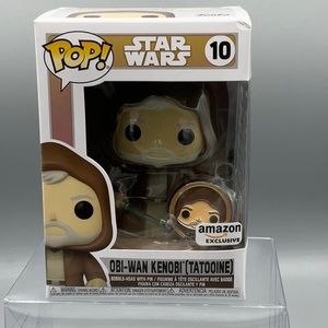 10 Star Wars Obi-Wan Kenobi ( Tatooine ) Amazon Exclusive Funko Pop